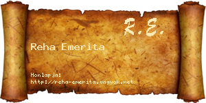 Reha Emerita névjegykártya